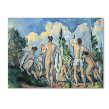 Cezanne 'Bathers 2' Canvas Art,24x32